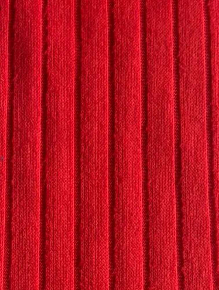 BRUSH RIB #0202 HOT RED #2024
